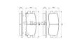 BOSCH 0986461768 Brake Pad Set, disc brake
