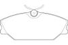 WAGNER WBP23172A Brake Pad Set, disc brake