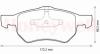 BENDIX 572509B Brake Pad Set, disc brake