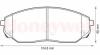 BENDIX 572511B Brake Pad Set, disc brake