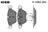 ICER 181683-203 (181683203) Brake Pad Set, disc brake