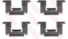 TRW PFK222 Accessory Kit, disc brake pads