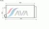 AVA QUALITY COOLING FT5396 Condenser, air conditioning