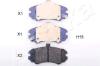 ASHIKA 50-0H-H15 (500HH15) Brake Pad Set, disc brake