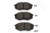 ASHIKA 500HH17 Brake Pad Set, disc brake
