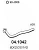 ASSO 04.1042 (041042) Exhaust Pipe