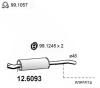 ASSO 12.6093 (126093) Middle Silencer