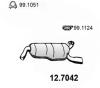 ASSO 12.7042 (127042) End Silencer