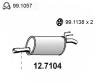 ASSO 12.7104 (127104) End Silencer