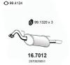 ASSO 16.7012 (167012) End Silencer