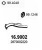 ASSO 16.9002 (169002) Exhaust Pipe