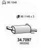 ASSO 34.7097 (347097) End Silencer