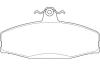 WAGNER WBP21662A Brake Pad Set, disc brake