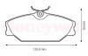 BENDIX 573008B Brake Pad Set, disc brake