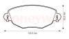 BENDIX 573013B Brake Pad Set, disc brake