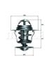 BEHR THERMOT-TRONIK TX1288D Thermostat, coolant