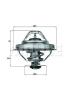 BEHR THERMOT-TRONIK TX2888D Thermostat, coolant