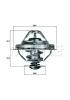 BEHR THERMOT-TRONIK TX3880D Thermostat, coolant