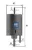 UFI 31.830.00 (3183000) Fuel filter
