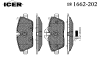 ICER 181662202 Brake Pad Set, disc brake