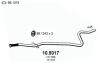 ASSO 10.5017 (105017) Exhaust Pipe