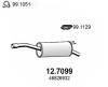 ASSO 12.7099 (127099) End Silencer