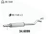 ASSO 34.6099 (346099) Middle Silencer