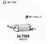 ASSO 34.7099 (347099) End Silencer