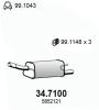 ASSO 34.7100 (347100) End Silencer