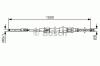 BOSCH 1987477168 Cable, parking brake