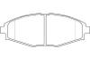WAGNER WBP23241A Brake Pad Set, disc brake