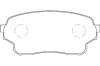 WAGNER WBP24301A Brake Pad Set, disc brake