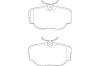 WAGNER WBP23458A Brake Pad Set, disc brake