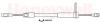 BENDIX 432908B Cable, parking brake