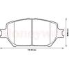 BENDIX 572553B Brake Pad Set, disc brake