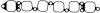 AJUSA 13199300 Gasket, intake manifold