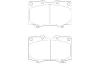 WAGNER WBP23524A Brake Pad Set, disc brake