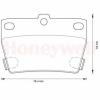 BENDIX 572488B Brake Pad Set, disc brake