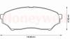 BENDIX 572499B Brake Pad Set, disc brake