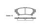 ROADHOUSE 21395.00 (2139500) Brake Pad Set, disc brake
