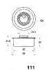 JAPANPARTS BE-111 (BE111) Tensioner, timing belt