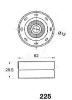 JAPANPARTS BE-225 (BE225) Tensioner, timing belt