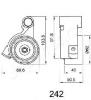 JAPANPARTS BE-242 (BE242) Tensioner, timing belt