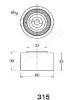 JAPANPARTS BE-315 (BE315) Tensioner, timing belt