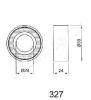 JAPANPARTS BE-327 (BE327) Tensioner, timing belt