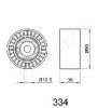 JAPANPARTS BE-334 (BE334) Tensioner, timing belt