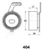 JAPANPARTS BE-404 (BE404) Tensioner, timing belt