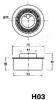 JAPANPARTS BE-H03 (BEH03) Tensioner, timing belt