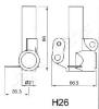 JAPANPARTS BE-H26 (BEH26) Tensioner, timing belt