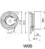 JAPANPARTS BE-W06 (BEW06) Tensioner, timing belt